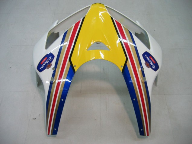 Honda CBR600RR Motorrad Verkleidung 2005-2006 - Blau Weiss Gelb Rothmans