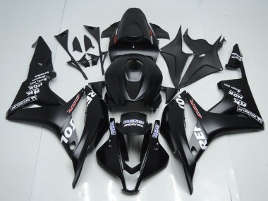 Honda CBR600RR Motorrad Verkleidung Kit 2007-2008 - Matt Schwarz Weiss Repsol