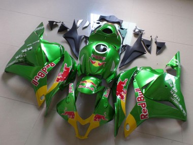 Honda CBR600RR Motorrad Verkleidung 2009-2012 - Grun Gelb Red Bull