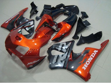 Honda CBR900RR 919 Motorrad Verkleidung 1998-1999 - Orange Grau