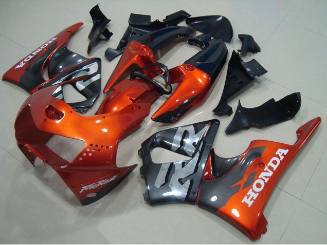 Honda CBR900RR 919 Motorrad Verkleidung 1998-1999 - Orange Grau