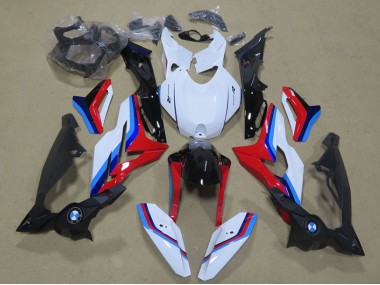 BMW S1000R Motorrad Verkleidung 2017-2018 - Weiss Blau Rot Schwarz