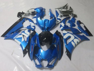 Suzuki GSXR 1000 Motorrad Verkleidung 2017-2024 - Blau Weiss Schwarz