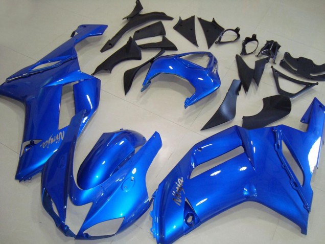 Kawasaki ZX6R Abs Motorrad Verkleidungen 2007-2008 - Blau
