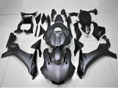 Yamaha YZF R1 Motorrad Verkleidung 2015-2019 - Matt Schwarz Glanzendes Schwarz