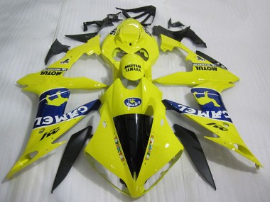 Yamaha YZF R1 Motorrad Verkleidung 2004-2006 - Gelb Blau Schwarz Weiss Kamel Motul