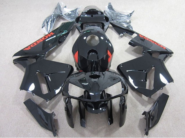 Honda CBR600RR Motorrad Verkleidung 2005-2006 - Schwarz mit Rot