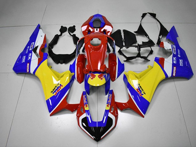 Honda CBR1000RR Motorrad Verkleidung 2017-2023 - Weiss Rot Blau Gelb HRC