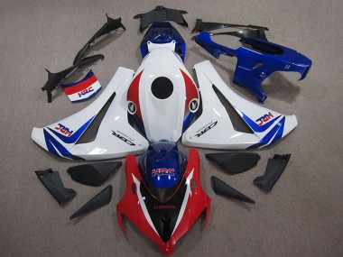 Honda CBR1000RR Motorrad Verkleidungen Kit 2008-2011 - Weiss Rot Blau HRC