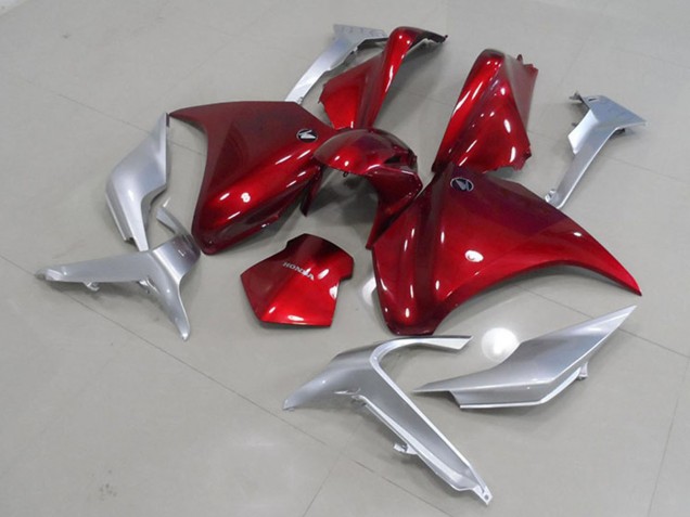 Honda VFR 1200 Motorrad Verkleidung 2010-2014 - Silber Rot