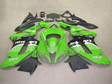 Kawasaki ZX6R Motorrad Verkleidung 2007-2008 - Grun Touch4 4