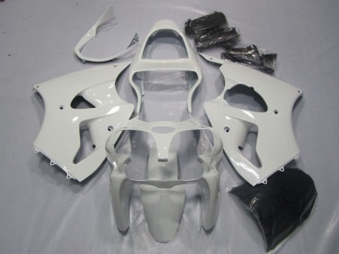 Kawasaki ZX6R Motorrad Verkleidung 2000-2002 - Weiss