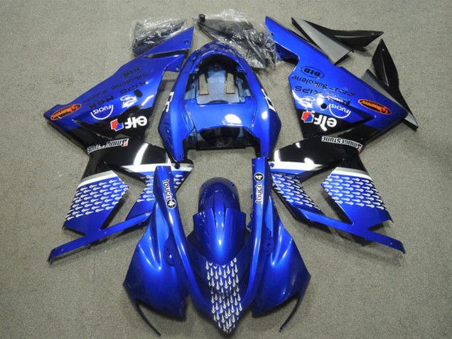 Kawasaki ZX10R Motorrad Verkleidung 2004-2005 - Blau Touch4