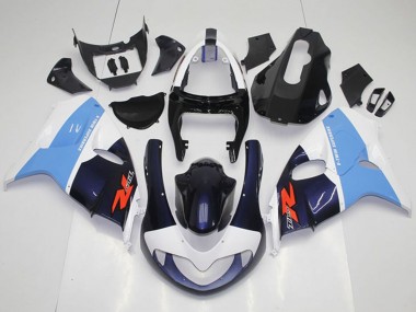 Suzuki TL1000R Motorrad Verkleidung 1998-2003 - Weiss Hellblau Schwarz