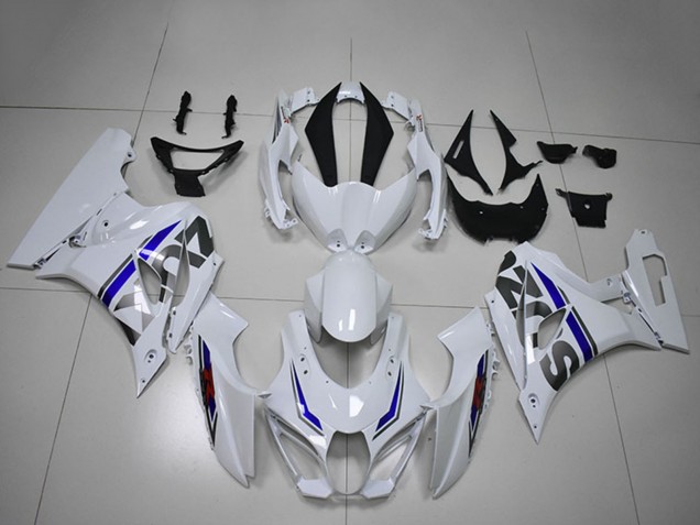 Suzuki GSXR 1000 Motorrad Verkleidung 2017-2024 - Weiss Blau