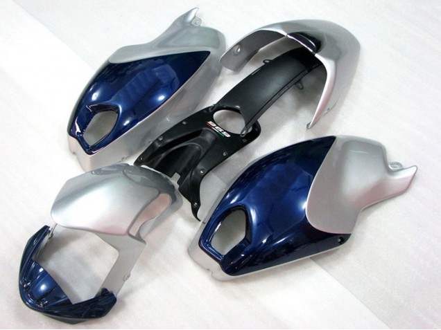 Ducati Monster 696 Motorrad Verkleidung 2008-2012 - Dunkel Blau Silber