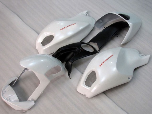 Ducati Monster 696 Motorrad Verkleidung 2008-2012 - Weiss