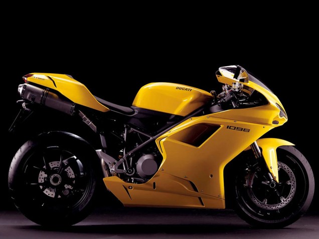 Ducati 1098 Motorrad Verkleidung 2007-2014 - Gelb