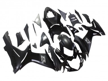 Suzuki GSXR 600/750 Motorrad Verkleidung 2011-2024 - Matt Schwarz Glanzendes Schwarz
