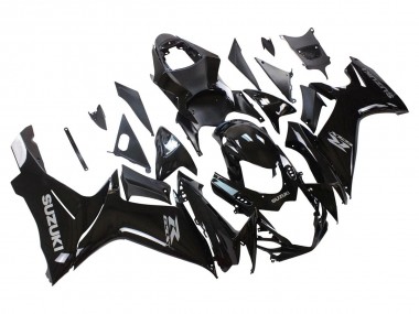 Suzuki GSXR 600/750 Motorrad Verkleidung 2011-2024 - Glanzendes Schwarz