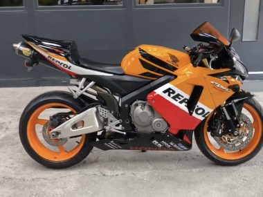 Honda CBR600RR Motorrad Verkleidung 2005-2006 - Schwarz Orange Weiss Rot Repsol