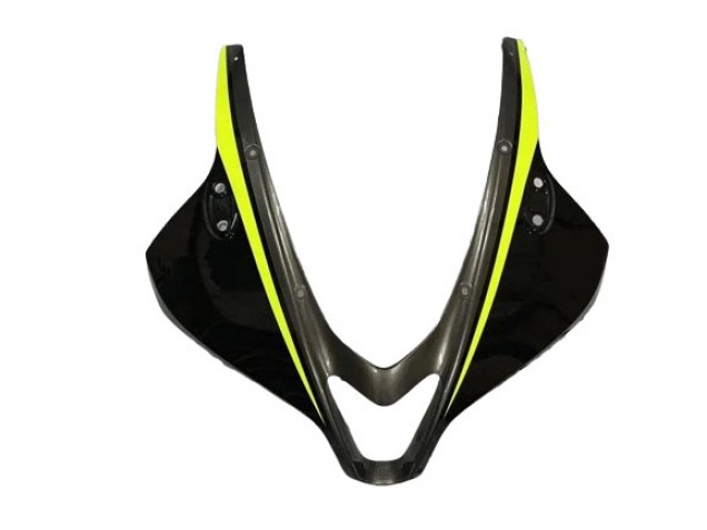 Honda CBR600RR Motorrad Verkleidung 2007-2008 - Glanzendes Schwarz Hohe Sichtbarkeit Gelb