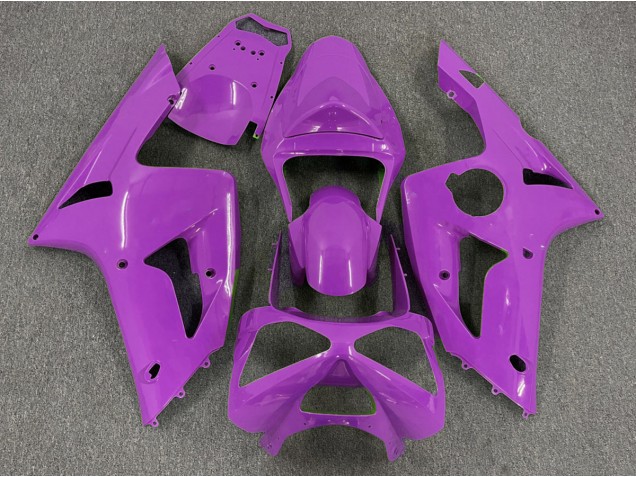 Magenta Glänzend Einfarbig 2003-2004 Kawasaki ZX6R Motorrad Verkleidungen Magenta Glänzend Einfarbig 2003-2004 Kawasaki ZX6R Motorrad Verkleidungen