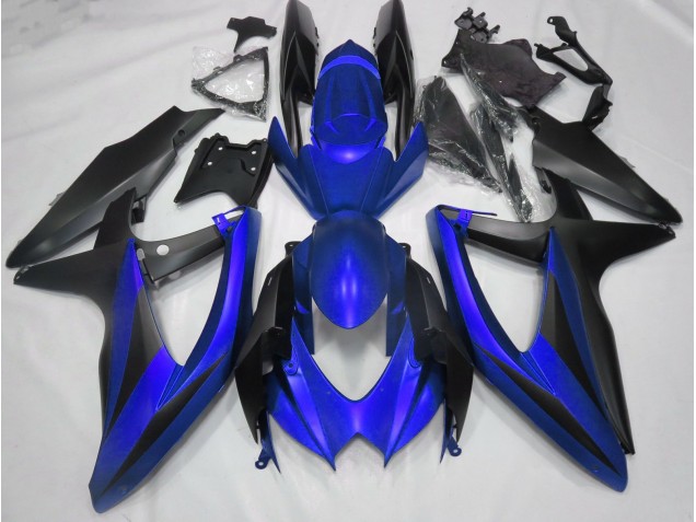 Matt Blau 2008-2010 Suzuki GSXR 600-750 Motorrad Verkleidungen Matt Blau 2008-2010 Suzuki GSXR 600-750 Motorrad Verkleidungen