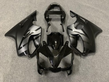 Matt & Glänzend Schwarz 2001-2003 Honda CBR600 F4i Motorrad Verkleidungen