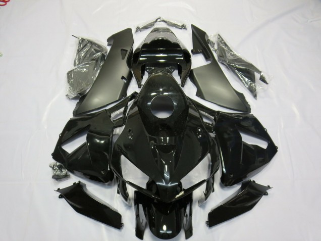 Matt & Glänzend Schwarz 2005-2006 Honda CBR600RR Motorrad Verkleidungen Matt & Glänzend Schwarz 2005-2006 Honda CBR600RR Motorrad Verkleidungen
