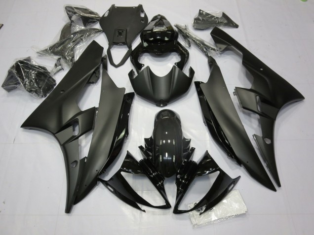 Matt & Glänzend Schwarz 2006-2007 Yamaha R6 Motorrad Verkleidungen Matt & Glänzend Schwarz 2006-2007 Yamaha R6 Motorrad Verkleidungen