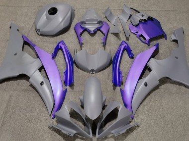 Matt Grau & Lila 2008-2016 Yamaha R6 Motorrad Verkleidungen