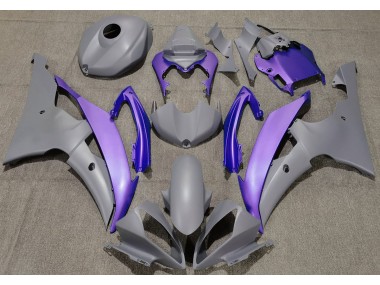 Matt Grau & Lila 2008-2016 Yamaha R6 Motorrad Verkleidungen