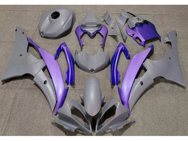 Matt Grau & Lila 2008-2016 Yamaha R6 Motorrad Verkleidungen Matt Grau & Lila 2008-2016 Yamaha R6 Motorrad Verkleidungen
