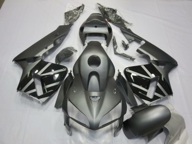 Matt Grau & Schwarz 2005-2006 Honda CBR600RR Motorrad Verkleidungen