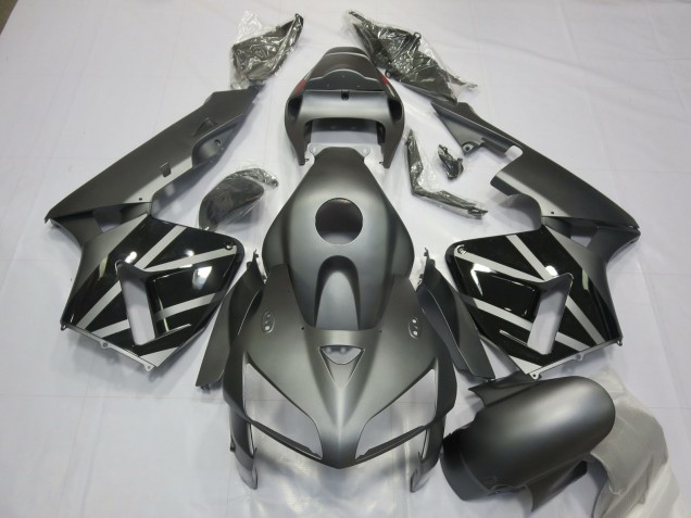 Matt Grau & Schwarz 2005-2006 Honda CBR600RR Motorrad Verkleidungen