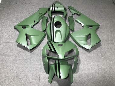 Matt Grün 2005-2006 Honda CBR600RR Motorrad Verkleidungen