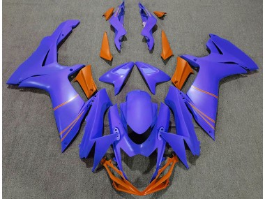 Matt Ozeanblau & Orange 2011-2024 Suzuki GSXR 600-750 Motorrad Verkleidungen