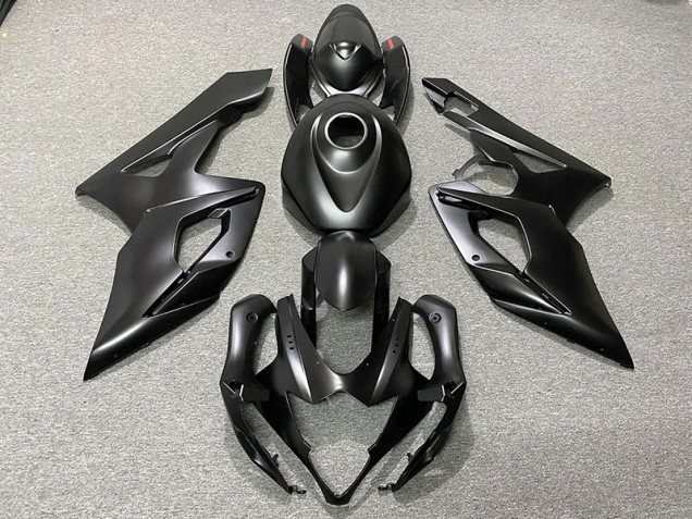 Matt Schwarz 2005-2006 Suzuki GSXR 1000 Motorrad Verkleidungen Matt Schwarz 2005-2006 Suzuki GSXR 1000 Motorrad Verkleidungen