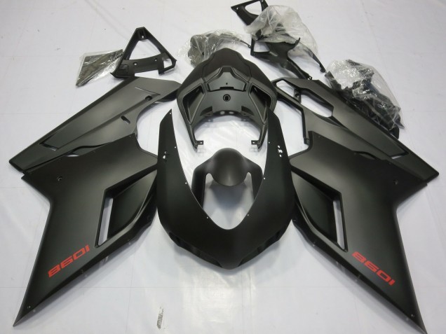 Matt Schwarz 2007-2014 Ducati 848 1098 1198 Motorrad Verkleidungen Matt Schwarz 2007-2014 Ducati 848 1098 1198 Motorrad Verkleidungen