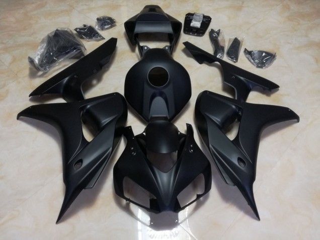 Matt Schwarz 2008-2011 Honda CBR1000RR Motorrad Verkleidungen Matt Schwarz 2008-2011 Honda CBR1000RR Motorrad Verkleidungen