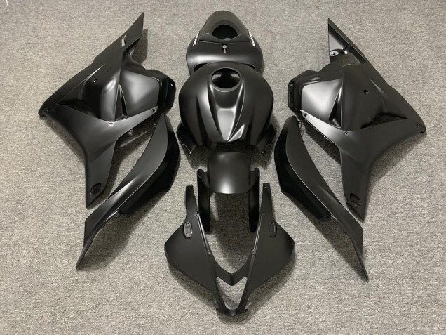 Matt Schwarz 2009-2012 Honda CBR600RR Motorrad Verkleidungen Matt Schwarz 2009-2012 Honda CBR600RR Motorrad Verkleidungen