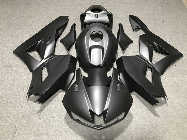 Matt Schwarz 2013-2023 Honda CBR600RR Motorrad Verkleidungen Matt Schwarz 2013-2023 Honda CBR600RR Motorrad Verkleidungen