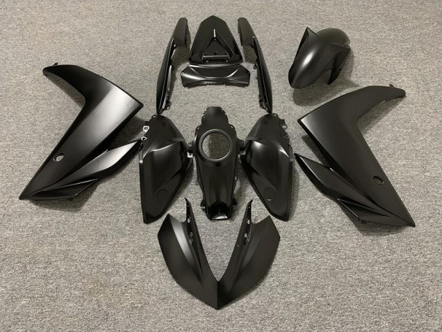 Matt Schwarz 2015-2018 Yamaha R3 Motorrad Verkleidungen Matt Schwarz 2015-2018 Yamaha R3 Motorrad Verkleidungen