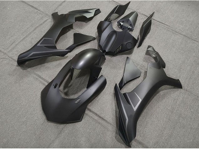 Matt Schwarz 2015-2019 Yamaha R1 Motorrad Verkleidungen Matt Schwarz 2015-2019 Yamaha R1 Motorrad Verkleidungen