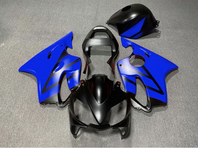 Matt Schwarz & Blau 2001-2003 Honda CBR600 F4i Motorrad Verkleidungen Matt Schwarz & Blau 2001-2003 Honda CBR600 F4i Motorrad Verkleidungen