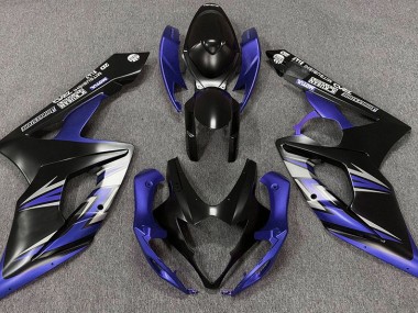 Matt Schwarz & Blau 2005-2006 Suzuki GSXR 1000 Motorrad Verkleidungen
