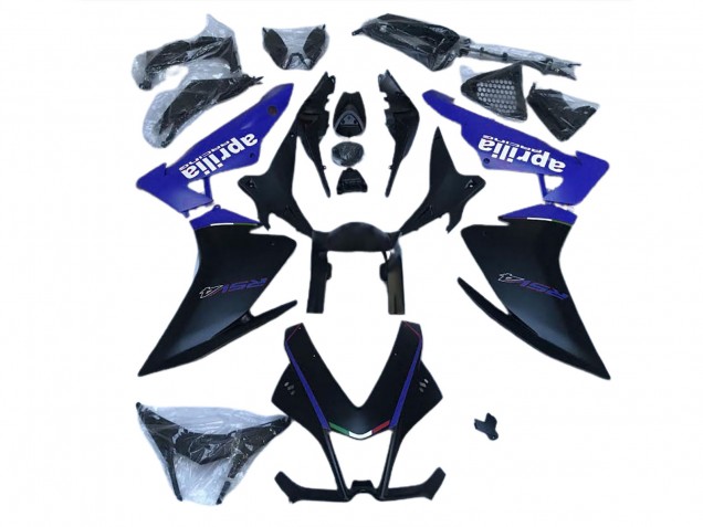 Matt Schwarz & Blau 2010-2015 Aprilia RSV4 1000 Motorrad Verkleidungen Matt Schwarz & Blau 2010-2015 Aprilia RSV4 1000 Motorrad Verkleidungen