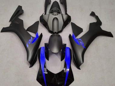 Matt Schwarz & Blau 2015-2019 Yamaha R1 Motorrad Verkleidungen