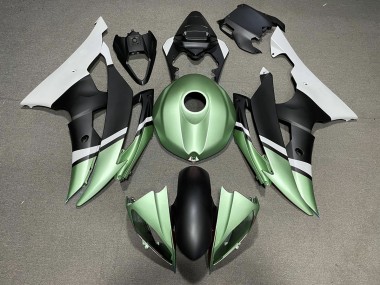 Matt Schwarz & Grün 2008-2016 Yamaha R6 Motorrad Verkleidungen